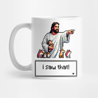 jesus meme i saw that Mug